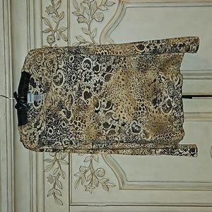 Chico's long sleeve print tee. Size 2